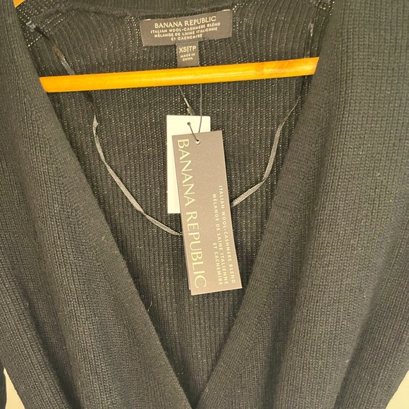 Banana Republic Wool Cashmere Wrap Sweater Dress - Picture 2 of 7